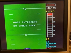 10 YARD FIGHT a PCB from IREM in 1983. Rewired to JAMMA.