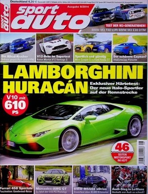 2) Sport Auto 08/2014 - Lamborghini Huracan LP 610 - Aston Martin V12 Vantage S
