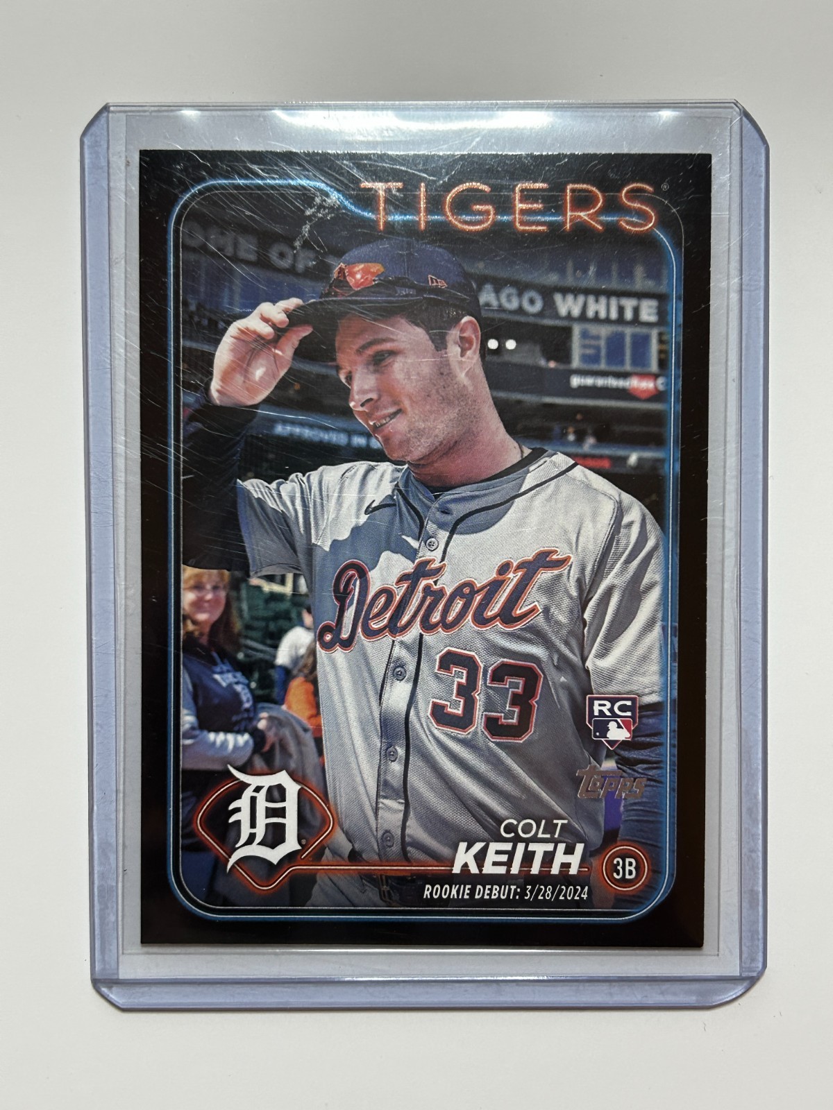 2024 Topps Update Colt Keith #US192 Black SSP #/74 Tigers
