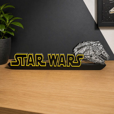 Personalisierbarer Name zum Thema Star Wars 25cm lang