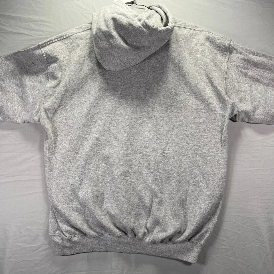 Sudadera con Capucha John Deere Para Hombres XL Gris Pullover Polar Sudadera Tractor Granja Trabajo Foto 4 de 4