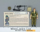 Footloose V1 100% Complete RED CARD BACK G.I. Joe 1985 Hasbro Vintage Action