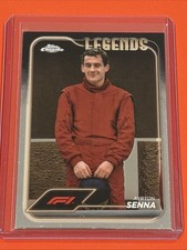 2024 Topps Chrome Racing Formula 1 F1 Legends Ayrton Senna Card #193