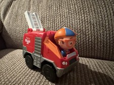 Blippi Car Toy Mini Vehicle Mobile Toy Red Fire Truck Engine TV Cartoon Kideo