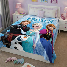 60x80 Disney Frozen Blanket - Extra Soft, Warm,  Plush - 5 Unique Designs