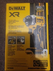 DEWALT 20V MAX XR Brushless 1/4 Impact Driver Cordless Tool Only DCF860B