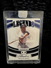 Panini Flawless Legends Willie Mays Baseball Card. Real Sapphire. 12/15