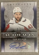 2021-22 UD Artifacts Autofacts Tom Wilson Auto