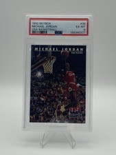 SkyBox 1992 USA Michael Jordan Chicago Bulls #38 PSA 6 Graded NBA Card