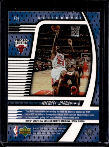 1998-99 Upper Deck Ionix Michael Jordan Reciprocal #/750 Bulls - Picture 2 of 2