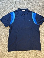 Original Penguin Mens Size XXL Blue Polo Shirt Classic Fit Cotton Casual Top