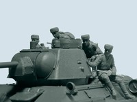 Icm 35640 - 1:35 Soviet Tank Riders 1943-1945 - Neu