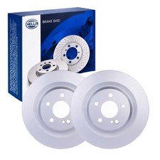 2x HELLA PAGID BREMSSCHEIBEN Ø330mm HINTEN passend für MERCEDES S-KLASSE 54979PR