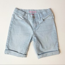 Children  s place light blue jean shorts rolled hem kids size 6