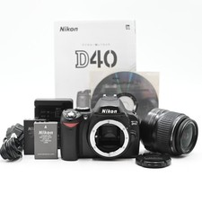 Nikon D40 18-55mm f/3.5-5.6G II Digital SLR Camera 59,688shots Excellent