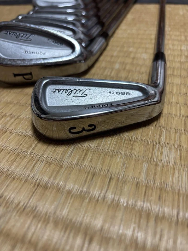 Titleist Iron Set [Lefty] 690CB 3, 4, 5, 6, 8, 9, P  flex S [no 7-iron included] - Image 3 of 4