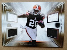 Topps Prime Terrance WEST Quad Rookie Patch Relic Cleveland Browns 131/140 2014