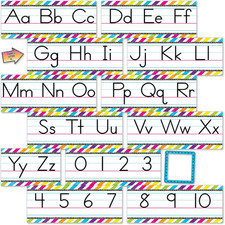 Brights 4Ever Alphabet Line Bulletin Board TCR6923 