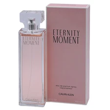 ETERNITY MOMENT by Calvin Klein 3.3 / 3.4 oz EDP Perfume For Women New in Box