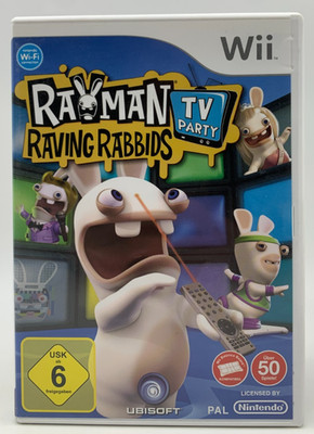Rayman Raving Rabbids: TV Party I Nintendo Wii I Game I OVP I Wii