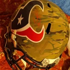 Dalton Schultz Signed Full Size REP Camo Helmet