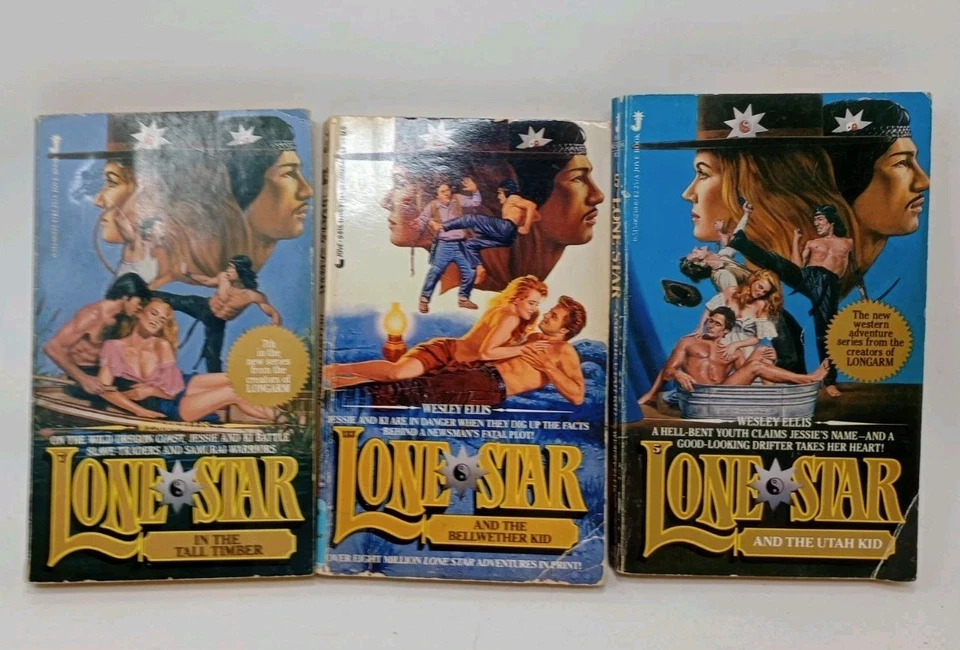 Western Book Lot Of 20. Jake Logan, Longarm, Lone Star, & Others. Vintage. - Imagem 2 de 4