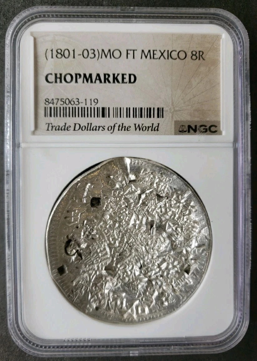 8 Reales Silver 1801 Year Colonial Mexico Coins (Pre - 1821) for