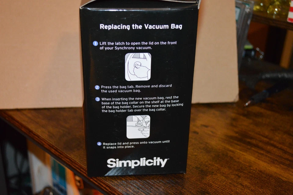 Simplicity Synchrony Genuine HEPA Media Vacuum Bags Type W - 6 PK Item- SWH-6 - Image 3 of 4