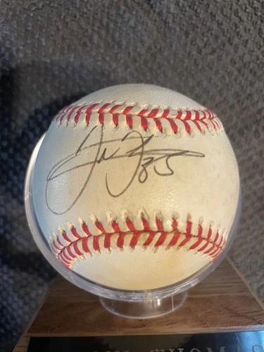 Frank Thomas Autographed Baseball in Case - Signed in Person - NO COA