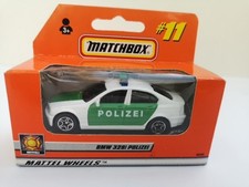 Matchbox #11 BMW 328i Polizei weiß grün OVP