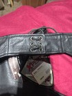XPERT Performance Gear Black Leather Chaps  Size XS BRAN NEW W TAGS RARE 80'S  — photo 6