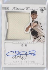 2015 Panini National Treasures Rookie Silhouette 52/99 Chris Heston #38 Auto g6w