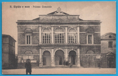 Ascoli Piceno S. Elpidio a mare Comune FP postcard vintage postcard MA2559