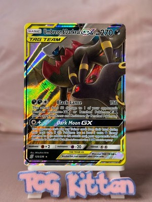 Umbreon & Darkrai GX 125/236 Unified Minds Tag Team TCGKITTEN | eBay