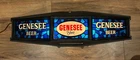 Vintage Genesee Beer Lighted Hanging Bar Sign Advertising Light Works