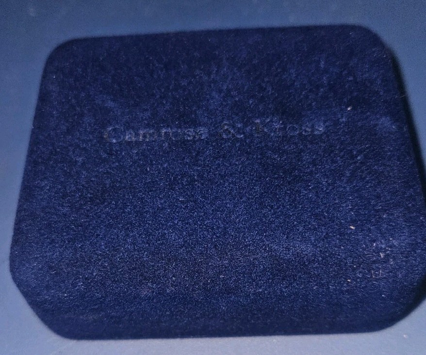 Camrose & Kross JBK Jacqueline Kennedy Green Crystal Drop Earrings NIB COA