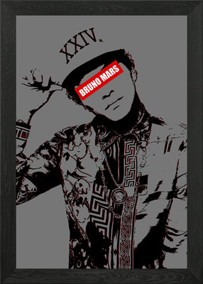 Bruno Mars 2 Framed Wall Art Poster Canvas Print Picture