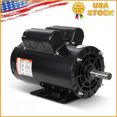 2HP SPL Air Compressor Electric Motor 17.6Amps 56 Frame 3450RPM 5/8'' Keyed Shaft