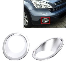 Vordere Nebel Leuchten Abdeckung Trim Dekoration Chrom für Honda CRV 2007-2010 Vordere Nebel Leuchten Abdeckung Trim Dekoration Chrom für Honda CRV 2007-2010