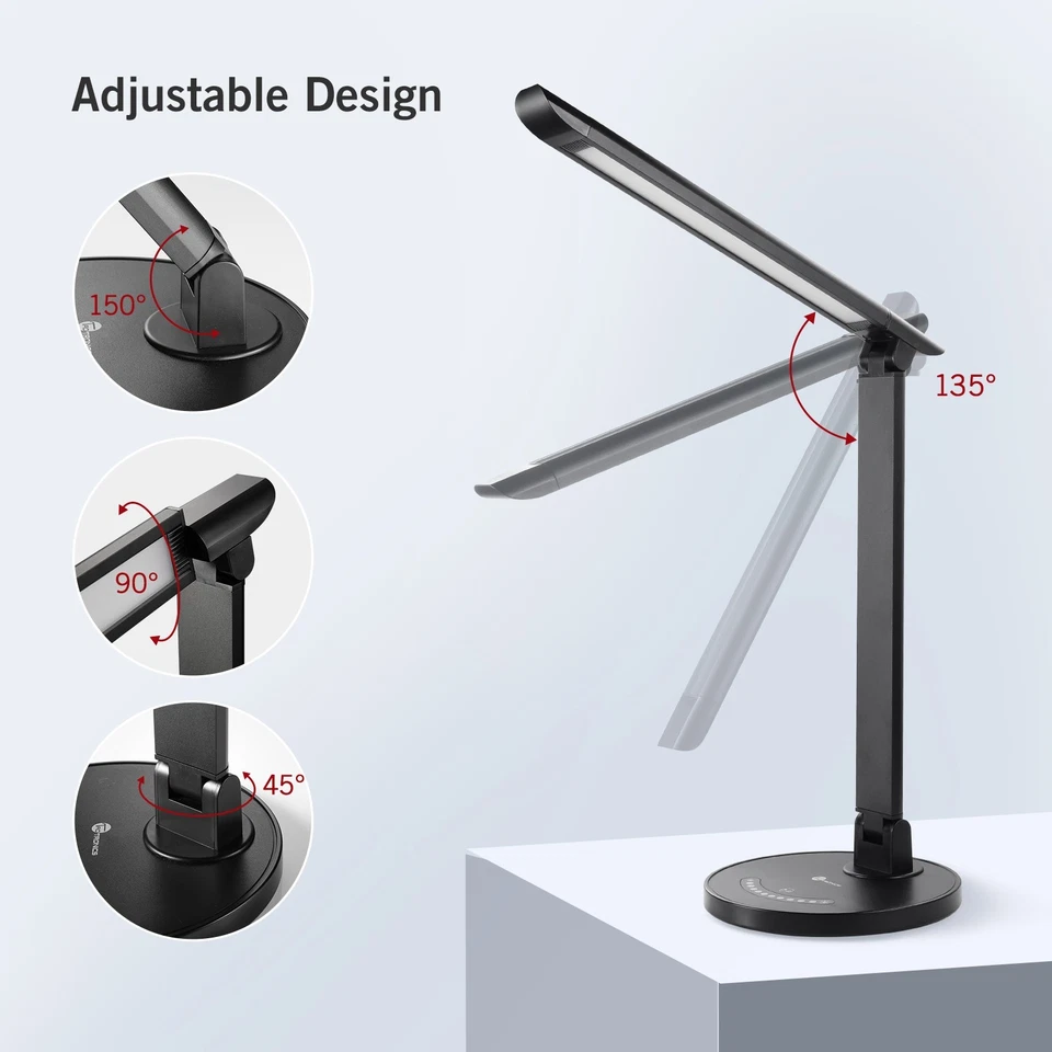 Taotronics TT-DL13 LED-Schreibtischlampe Schwarz - Bild 4 von 4