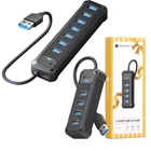 4 7 in 1 USB 3.0 Data Hub USB Splitter Docking Station Multiport For PC MacBook