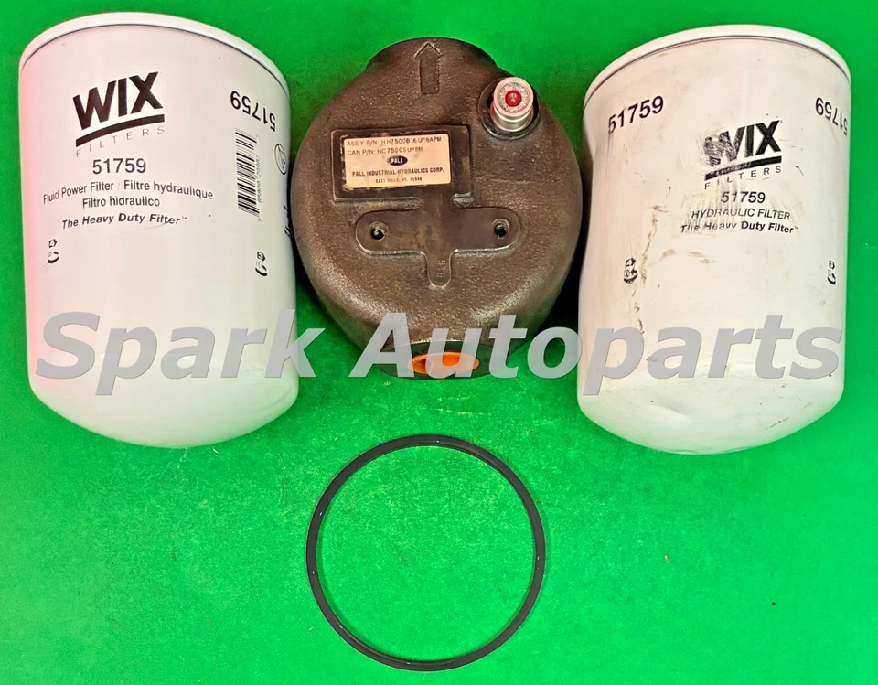 Lot of 2 Hydraulic Filter WIX 51759 with 1 Hydraulic Corp For FREIGHTLINER MT45 - Image 3 of 4