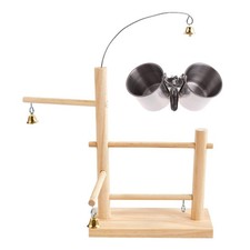 Parrot Playstand Parrot Perch Bird Playground for Caique Cage Activity Finch