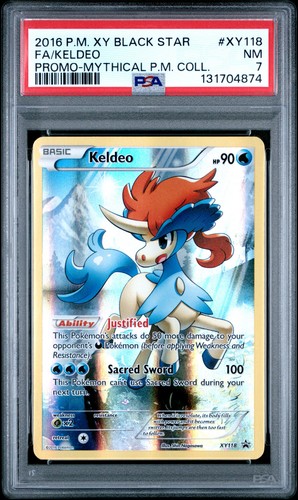 Keldeo graded PSA 7 for sale on eBay