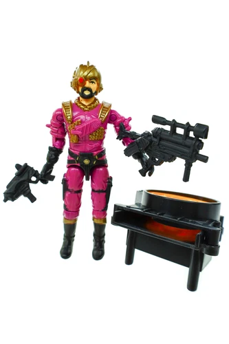 GIJoe Brazil ESTRELA Comandos em Acao MESTRE RAPINA VOLTAR Complete Mint