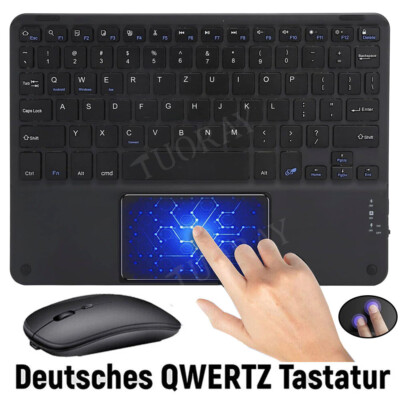 QWERTZ Bluetooth Tastatur Für Lenovo Tab M11 M10 HD FHD Plus P10 P11 P12 PRO E10