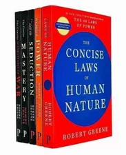 Robert Greene Collection 5 Books Set - [CONCISE] Seduction, Power, War, Mastery.