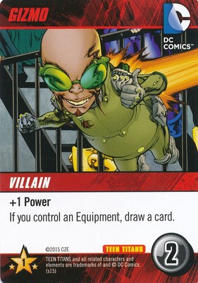 GIZMO DC Comics Deck Building Game TEEN TITANS card