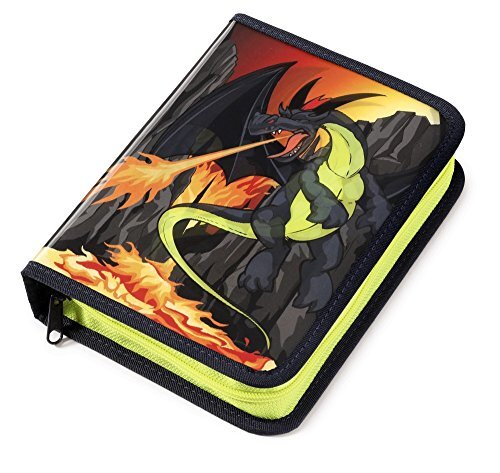 Nici 39820 - Unbefülltes Federmäppchen Mit Drachen, Hologrammeffekt