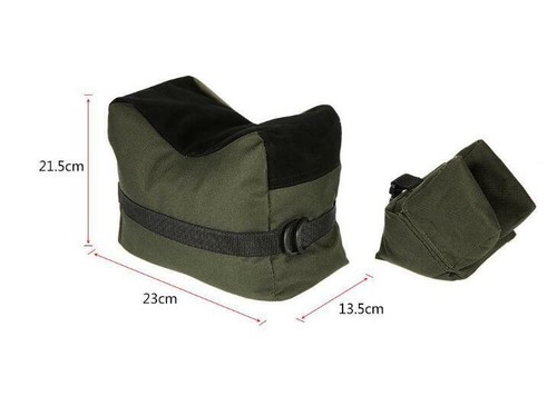 Tactical Front Rear Rest Gewehrhalter Sandsack Combo Set Schießpistole Bank - Bild 4 von 11